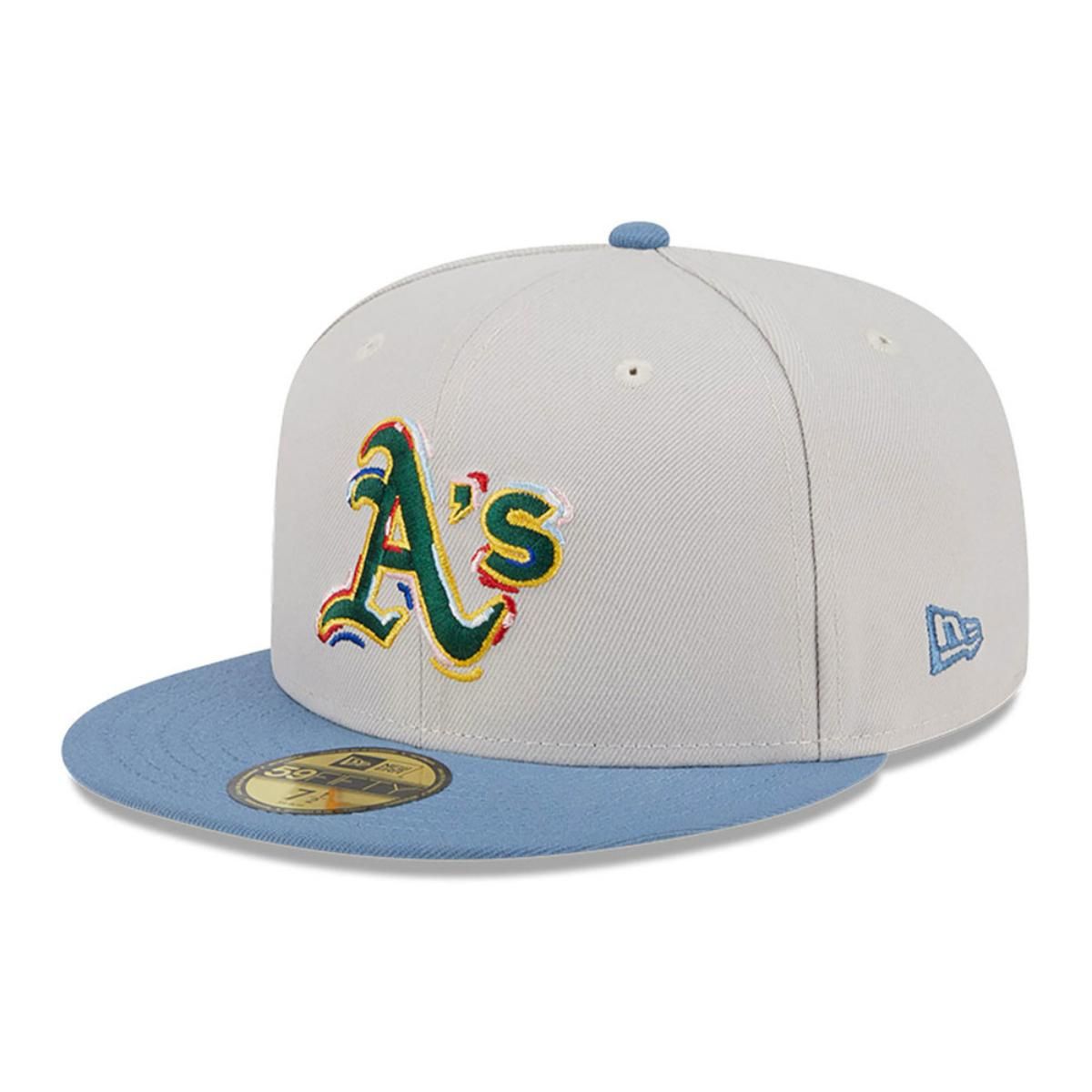 NEW ERA - Gorra 59Fifty Oakland Athletics Color Brush Crema