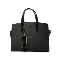 ANACAPRI - Cartera - Dos Asas Mediana - - Negro