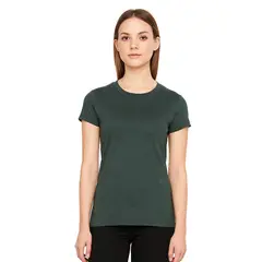 CREA PRINT - POLERA 100 % ALGODON MC MUJER CUELLO REDONDO