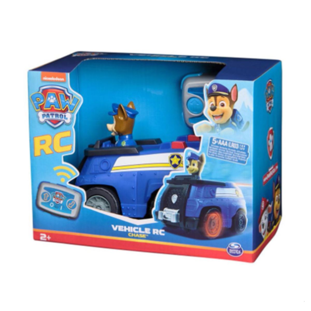 PAW PATROL - Auto Policia A Control Remoto Con Figura De Chase Paw Patrol