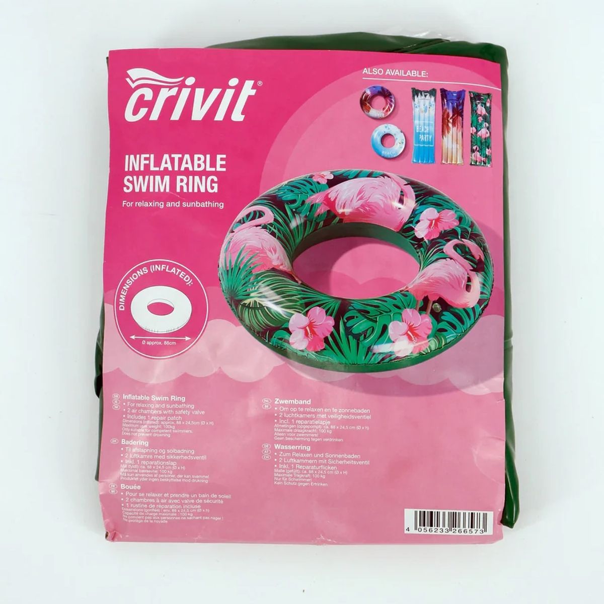 GENERICO - Flotador 88 cm diseño Flamencos