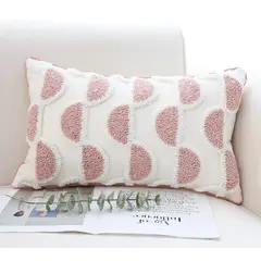 GENERICO - PACK DE 6 FUNDAS DE COJIN BOHO 30X50 BORDADAS