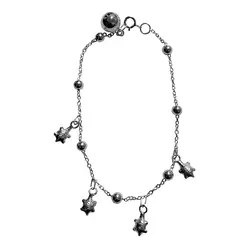 TAETHAI - Pulsera de plata 925 dijes tortugas