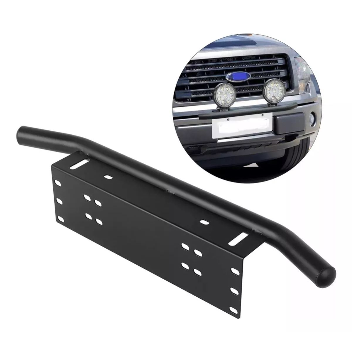 KINDA NICE - Base Soporte Focos O Barra Led  Titular De La Matrícula