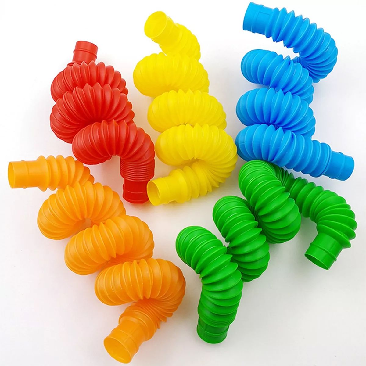 KINDA NICE - 24 Pzs Tubos De Juguete Sensorial Ansiedad Tubos Elásticos