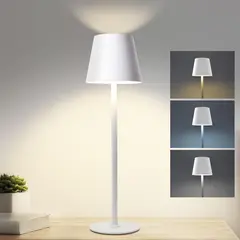 TATEE - Lámpara De Mesa Recargable Lámpara USB Ajuste de tres colores