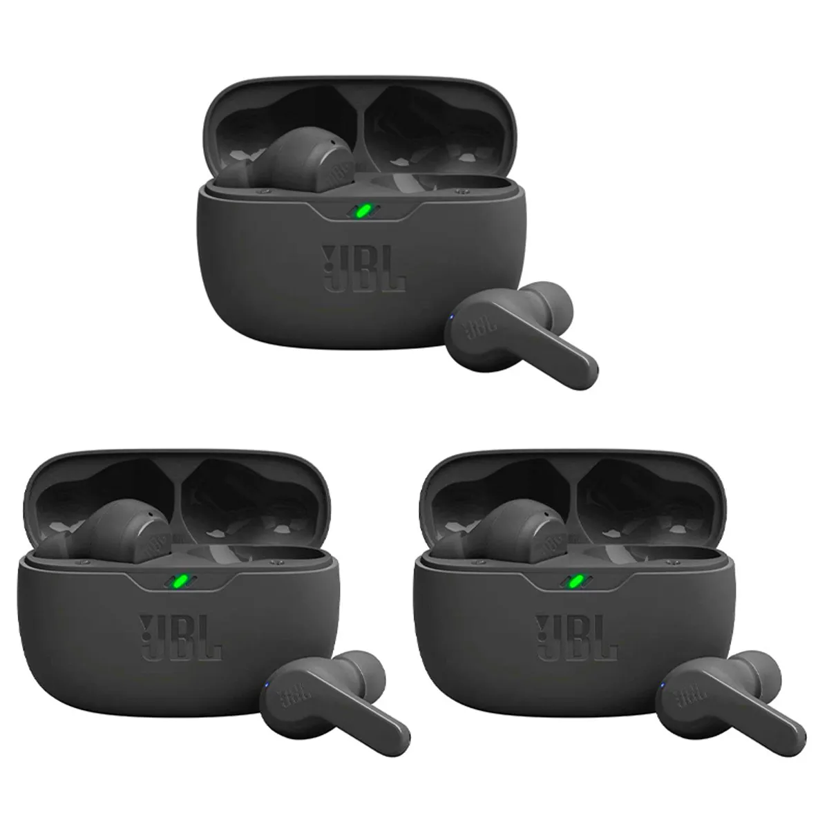 JBL - Set 3 Audífonos Bluetooth JBL WAVE BEAM Negro