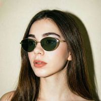 Gafas Lentes De Sol Retro Vintage Estilo Celine Varilla Fina UV400