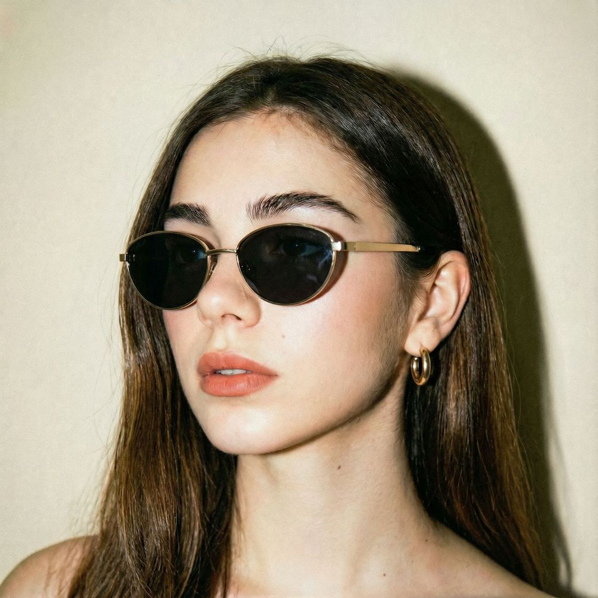 GENERICO - Gafas Lentes De Sol Retro Vintage Estilo Celine Varilla Fina UV400