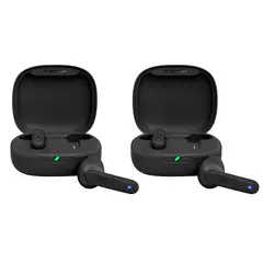 JBL - Set 2 Audífonos Wave Flex De Bluetooth-Negro