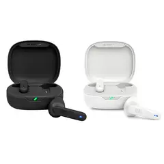 JBL - Set 2 Audífonos Wave Flex De Bluetooth-Negro y Blanco
