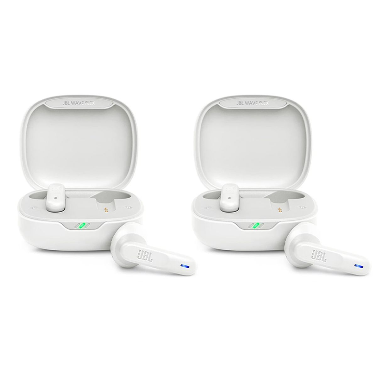 JBL - Set 2 Audífonos JBL Wave Flex De Bluetooth-Blanco