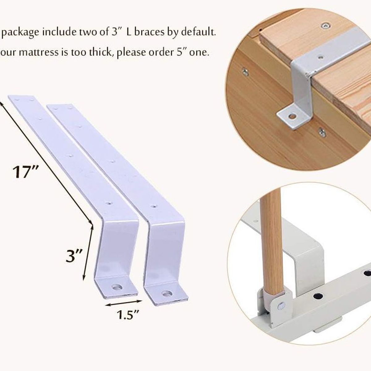 KINDA NICE - Baranda De Cama Lateral Anticaída Para Adulto Mayor 93×40 Cm