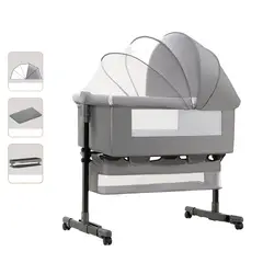 GENERICO - Cuna Colecho Corral Bebe Guagua Mecedora Mosquitero Colchón