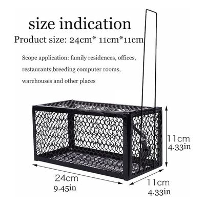 Imagen 2 del producto Trampa Ratones Lauchas Jaula Trampa Captura Automatica