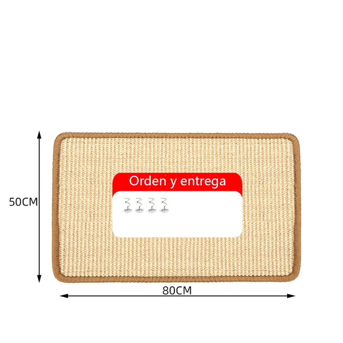 KINDA NICE - Rascador Gato Sillon -muebles Tipo Alfombra Sisal 50x80