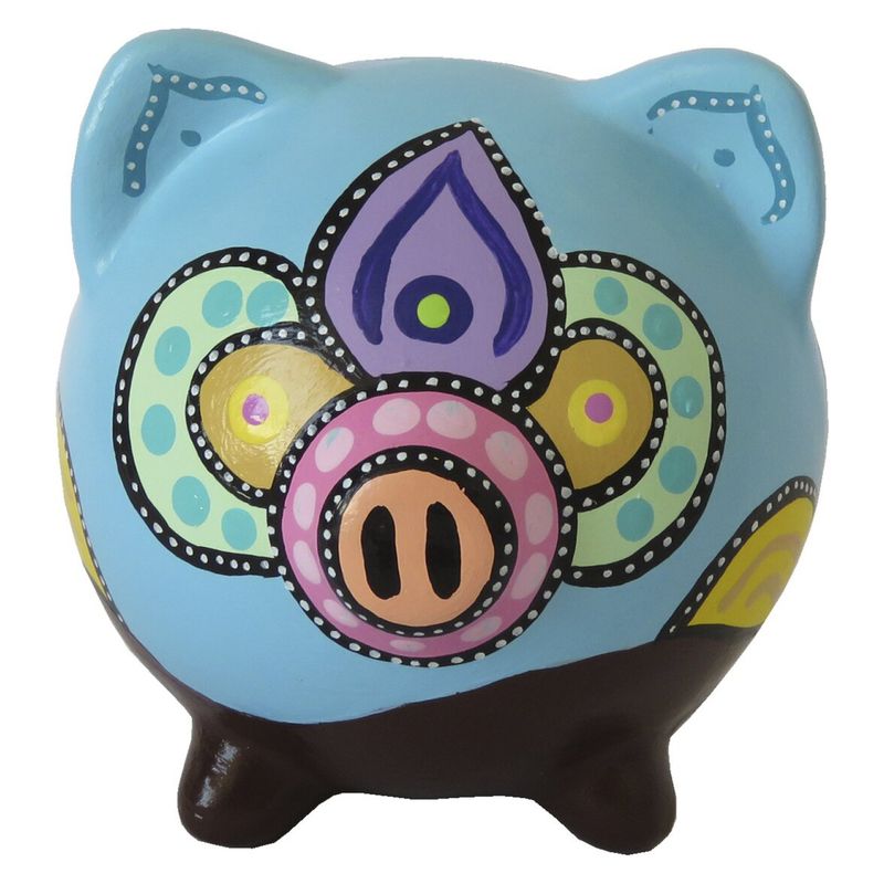 CREA TALLER - Chancho Alcancía Decoración Pintada A Mano