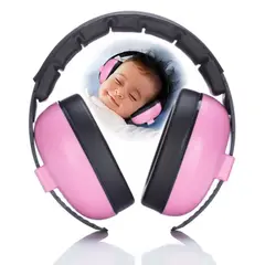 KINDA NICE - Orejeras Antiruido Auriculares Protectores Bebes Y Niños Rosa