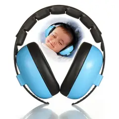 KINDA NICE - Orejeras Antiruido Auriculares Protectores Bebes Y Niños Azul