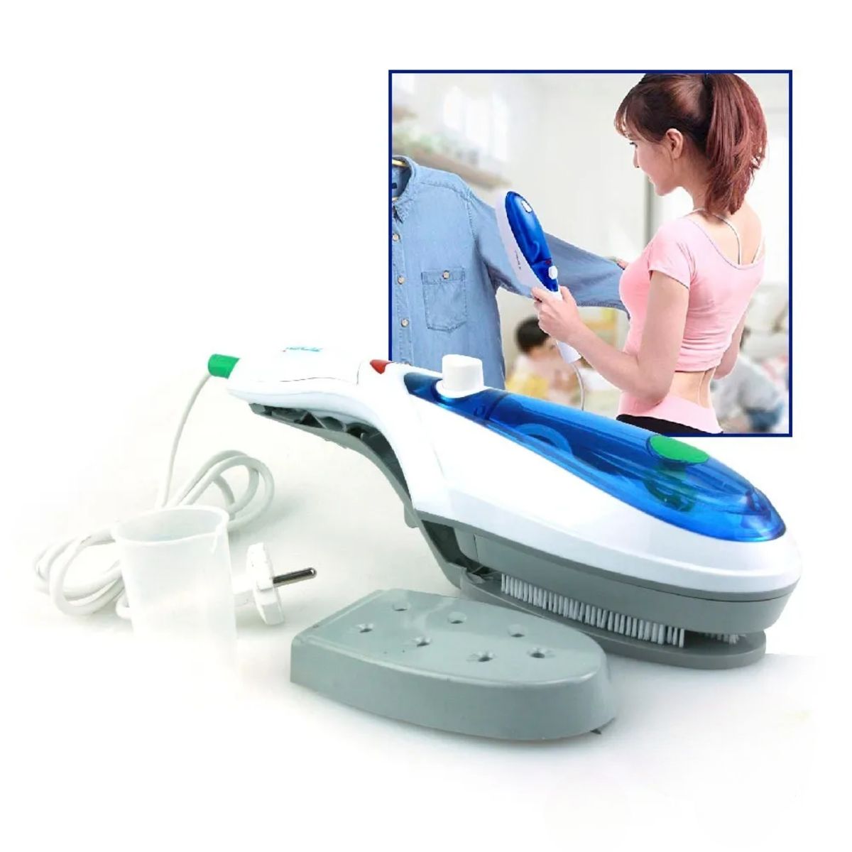 MOVI - Plancha a Vapor Portátil Ideal Viajes y Uso Diario