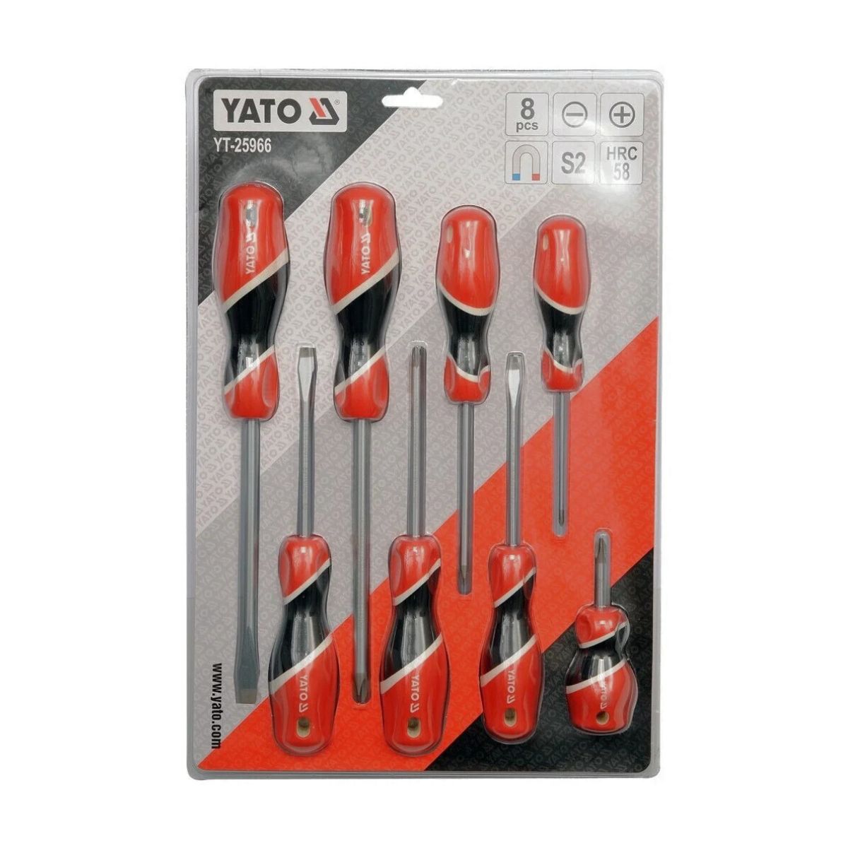 YATO - Kit 8 Destornilladores YATO YT-25966