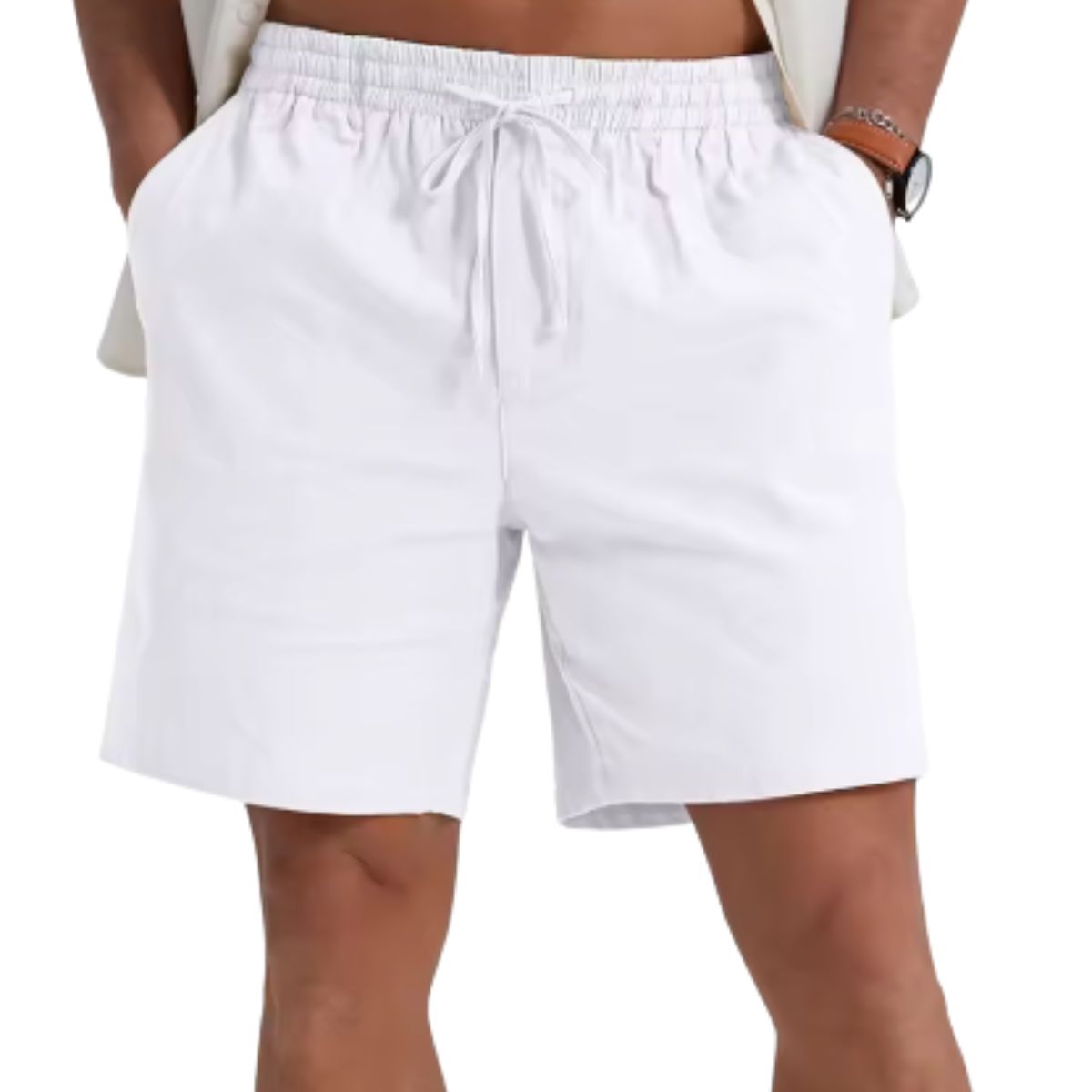 LOOK SHOP - Short Hombre Lino. Pantalón Corto. Fashion Excelente Calidad 926