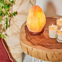 MOVI - Adorno Lámpara De Sal Del Himalaya Con Propiedades Terapéuticas