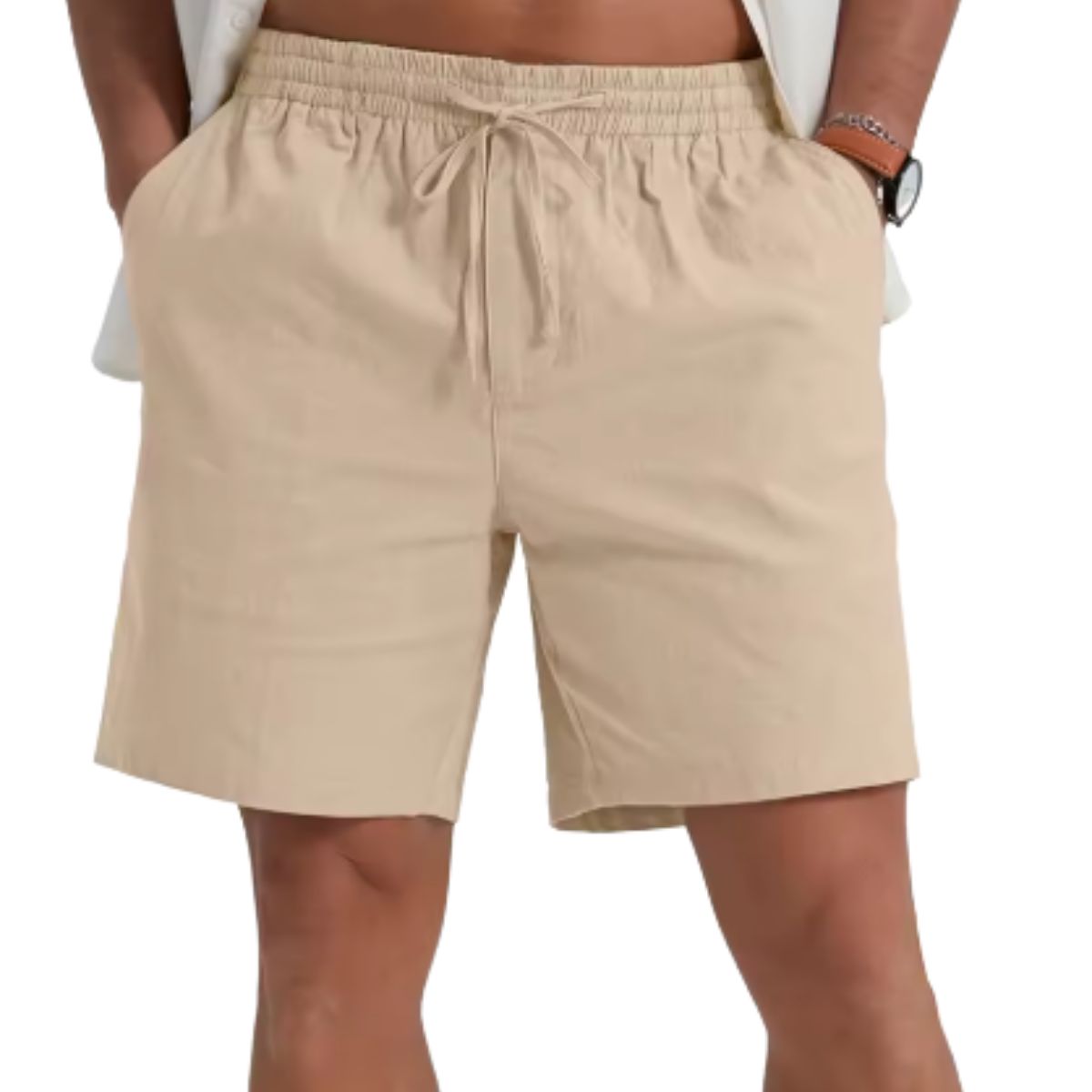 LOOK SHOP - Short Hombre Lino. Pantalón Corto. Fashion Excelente Calidad 926