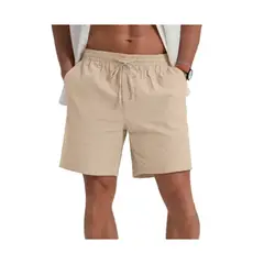 LOOK SHOP - Short Hombre Lino. Pantalón Corto. Fashion Excelente Calidad 926