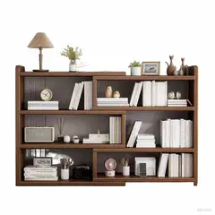 GENERICO - Estante Librero Madera Multifuncional Adaptable 120x80x17cm