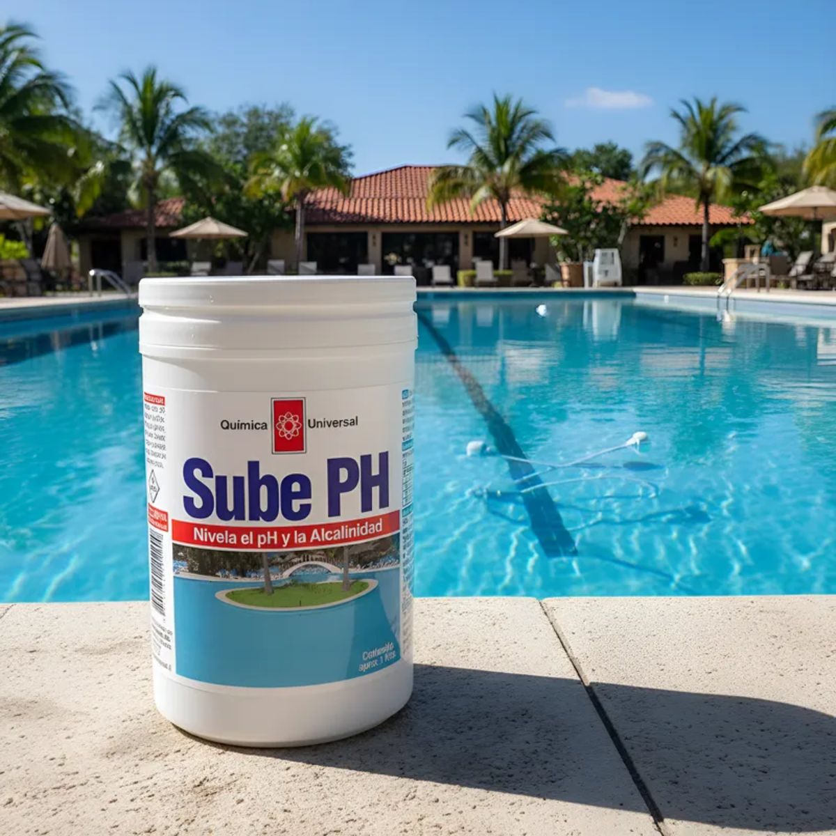 QUIMICA UNIVERSAL - Sube pH Para Piscinas Granulado 1 Kg Química Universal