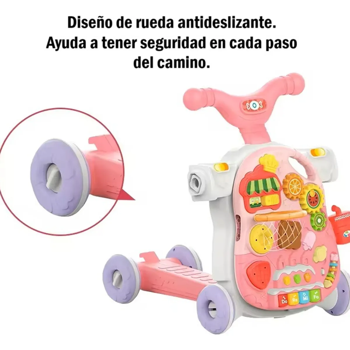 GENERICO - Caminadora Andadera Correpasillos Andador Bebe 4 En 1 Niños