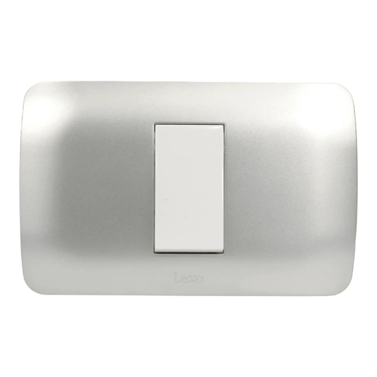 LEXO - Interruptor Simple 9 / 24 10a Plata Armado - Lexo
