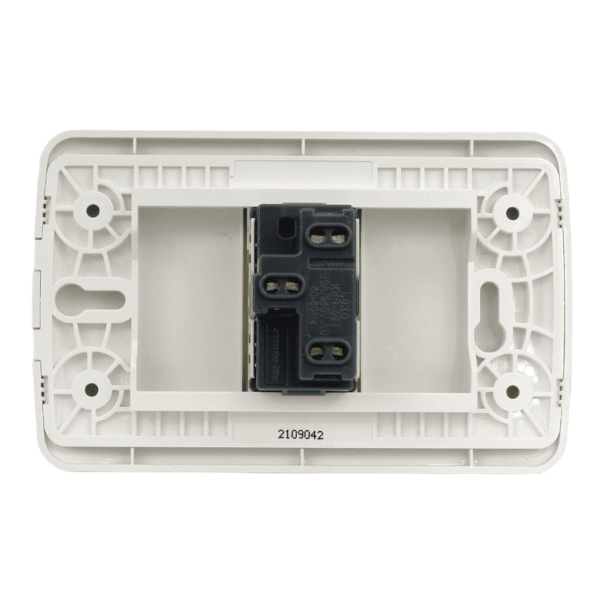 LEXO - Interruptor Simple 9 / 24 10a Plata Armado - Lexo