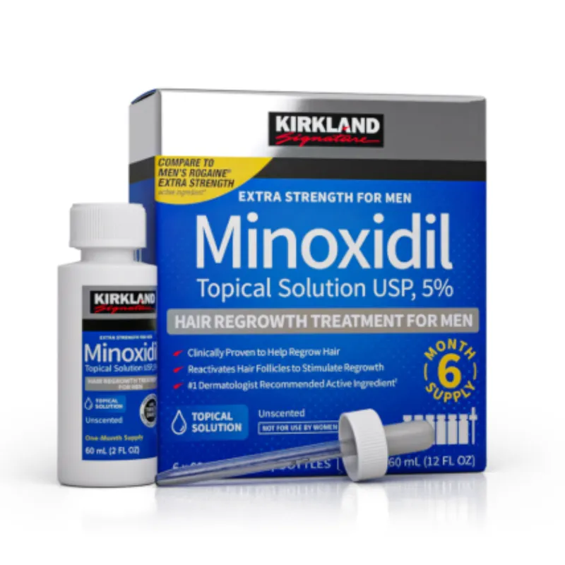 KIRKLAND - Minoxidil Kirkland 60ml Crecimiento Cabello Extrafuerte Usp5