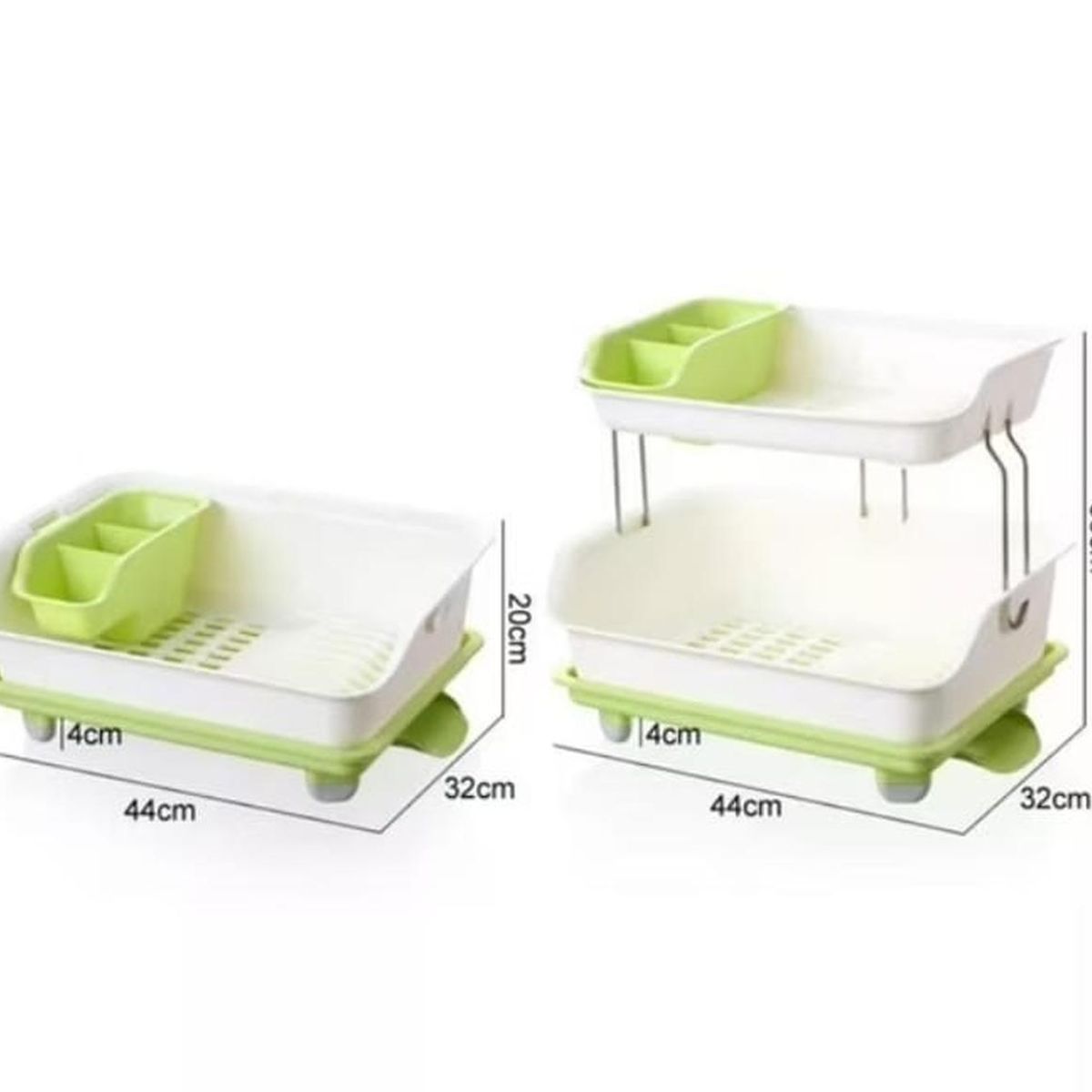 GENERICO - Escurridor De Platos 2 Niveles Plástico