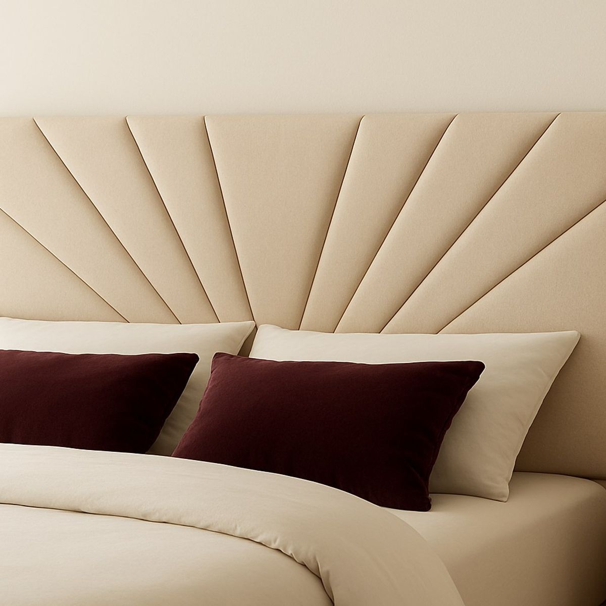 GENERICO - Respaldo De Cama 1.5 Plazas Siena Crudo En Lino