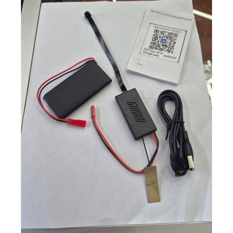 GENERICO - Micro cámara IP WiFi portátil con app para Android o iPhone con batería