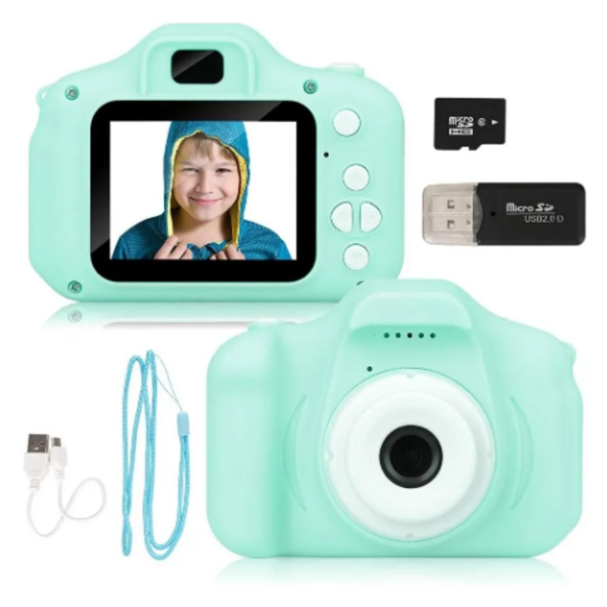 GENERICO - Mini Cámara Digital Foto Video Música Juego Hd Para Niños