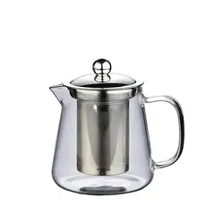 HOMEWELL - Tetera De Vidrio 550ml con Infusor