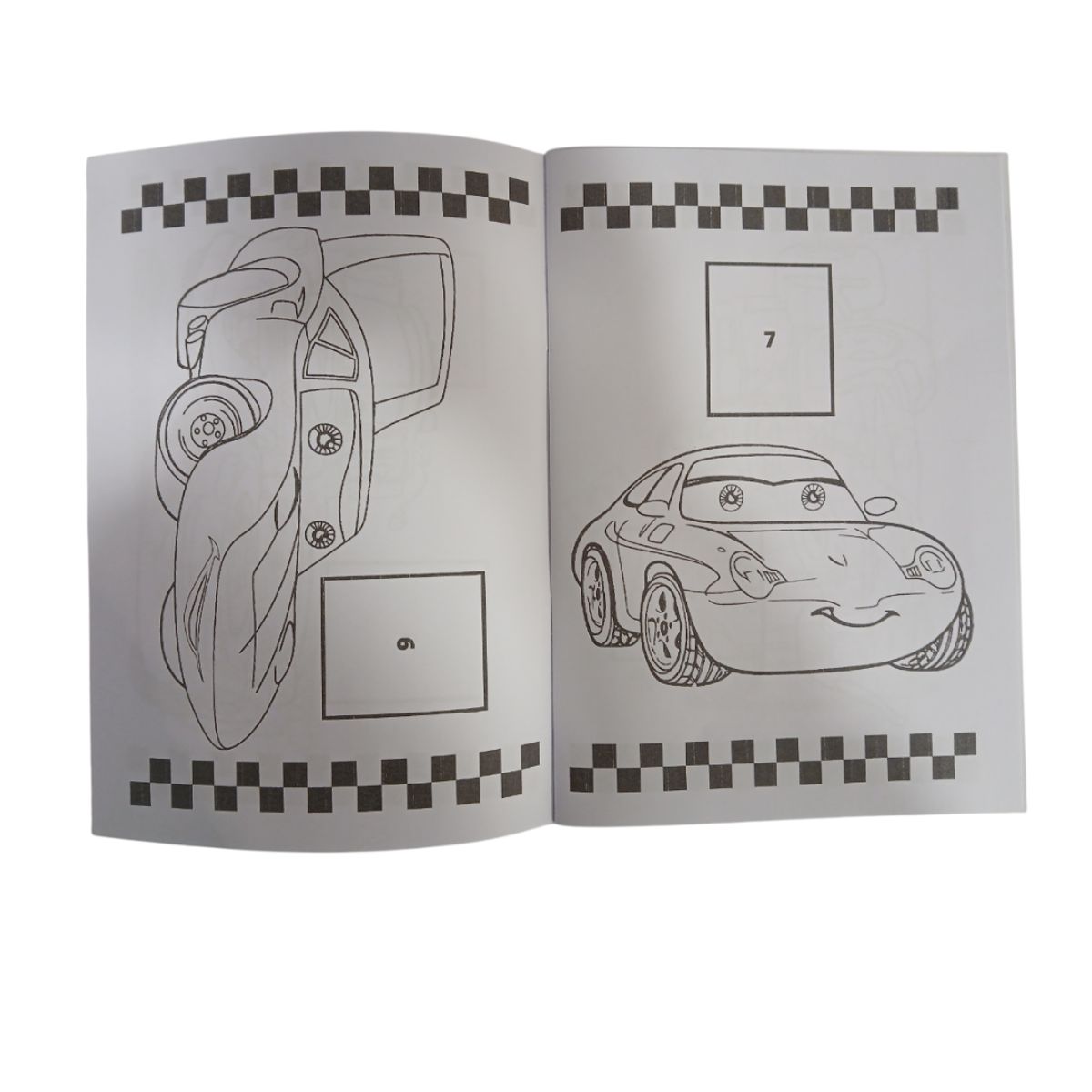 GENERICO - Libro para pintar Cars con stickers