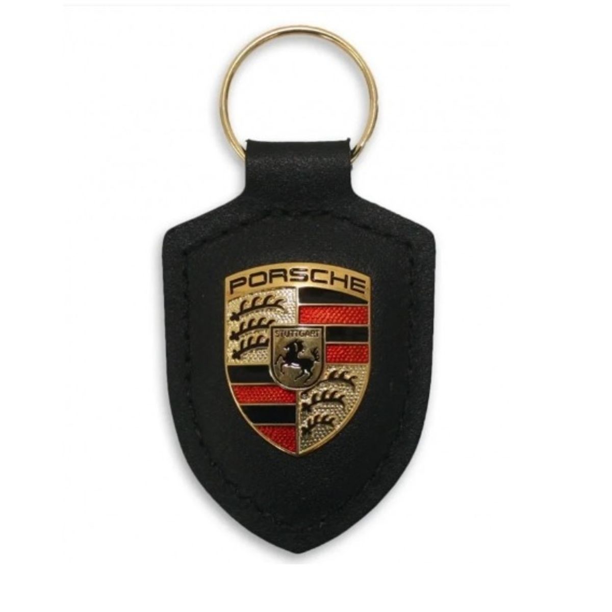 GENERICO - Llavero Para Porsche Cayenne Boxster Carrera Macan Panamera Negro