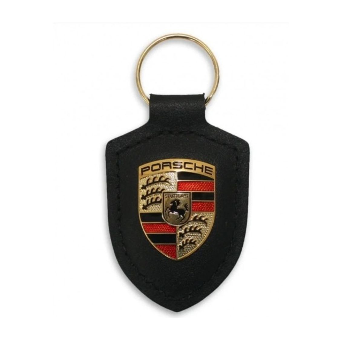 GENERICO - Llavero Para Porsche Cayenne Boxster Carrera Macan Panamera Negro