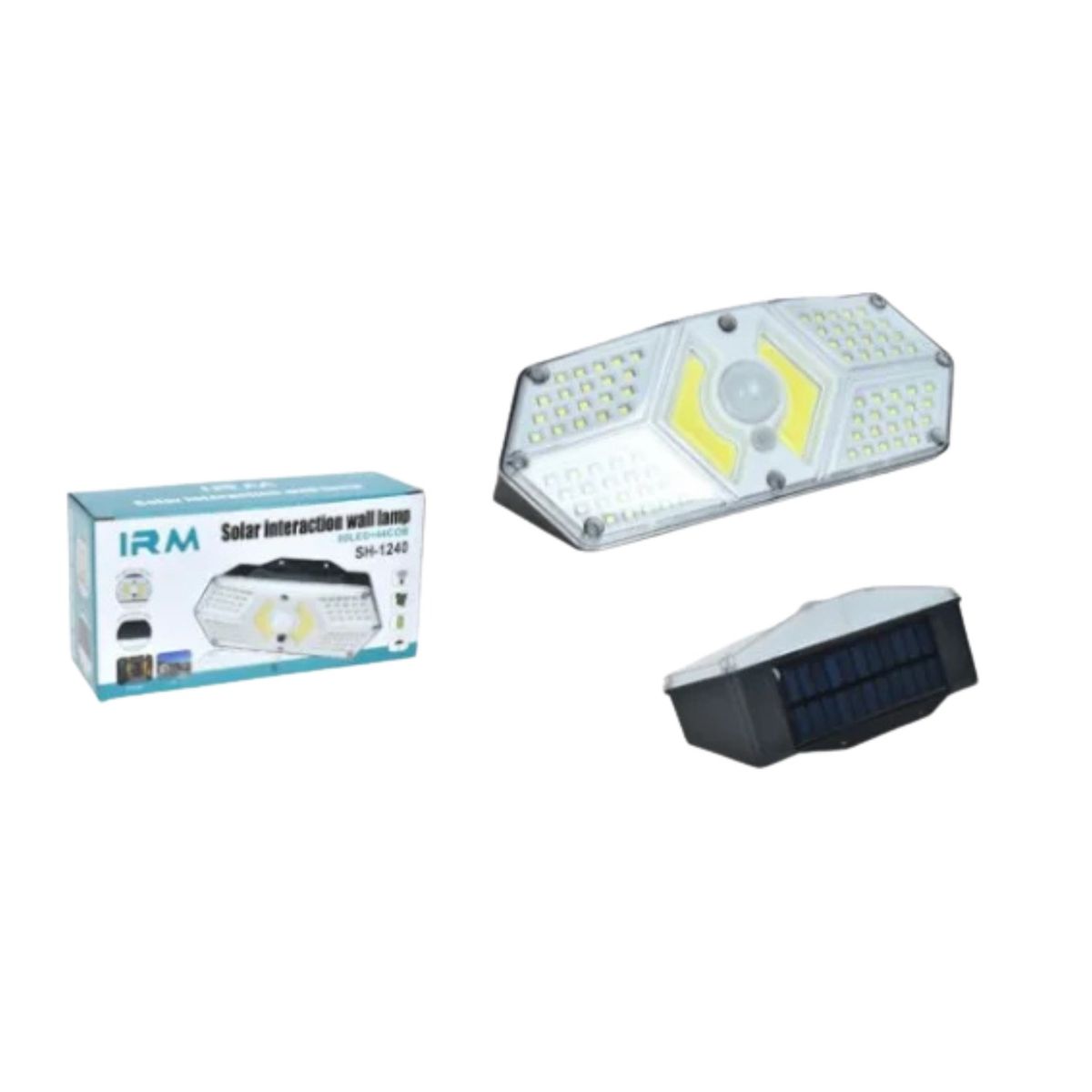 GENERICO - Foco Solar De Seguridad Con Sensor De Movimiento