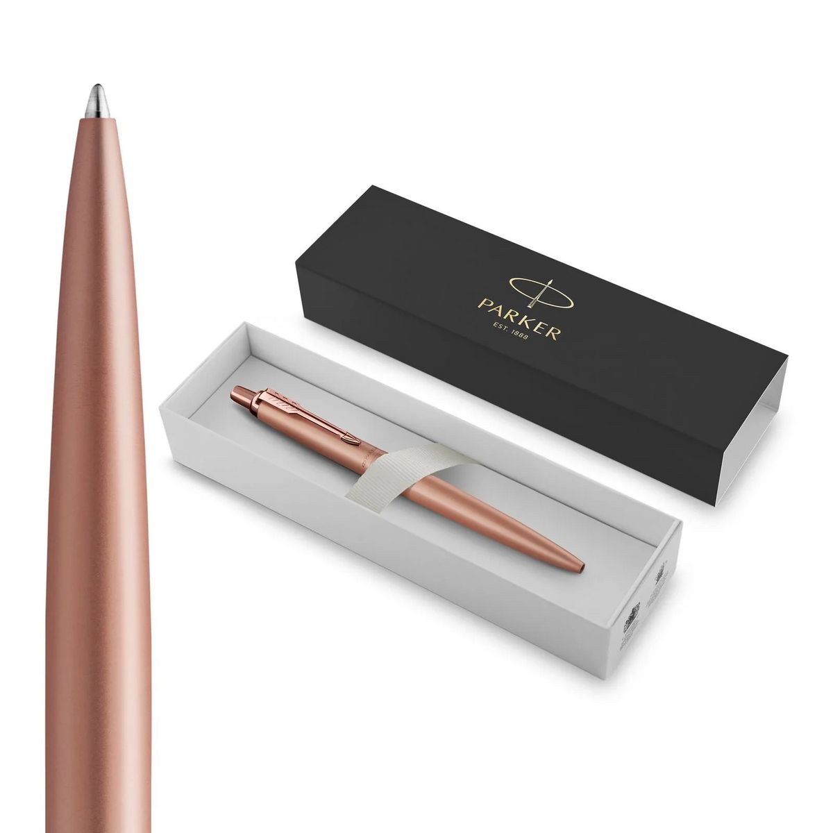 PARKER - Bolígrafo Parker Jotter XL Gold Rosa Punta Med Tinta Azul