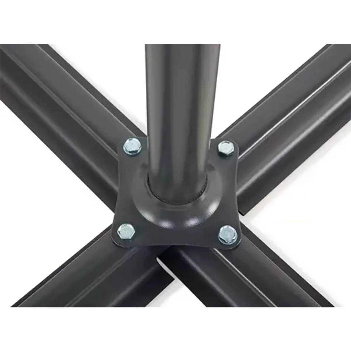 CASA BELLA - TOLDO QUITASOL MAS BASE SOMBRILLA LATERAL REGULABLE 3 METROS TONO OFF WHITE