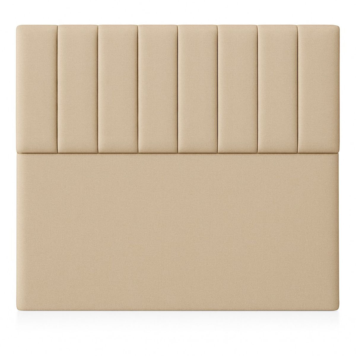 GENERICO - Respaldo De Cama 1.5 Plazas Turín  Beige Lino