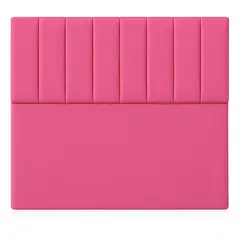 GENERICO - Respaldo De Cama 1.5 Plazas Turín Rosado Lino