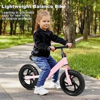 BICICLETA PARA NIÑAS DE EQUILIBRIO SIN PEDAL RIN 12 COLOR ROSA MP