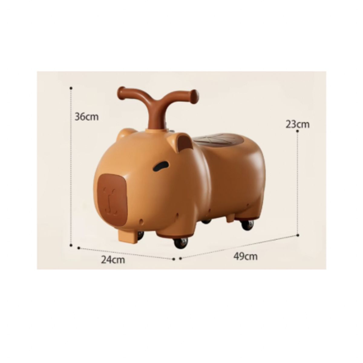 GENERICO - Correpasillos Triciclo Andador De Aprendizaje Juguete Capibara